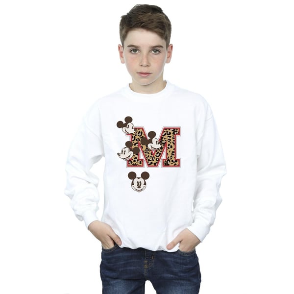 Disney Boys Mickey Mouse M Faces Sweatshirt