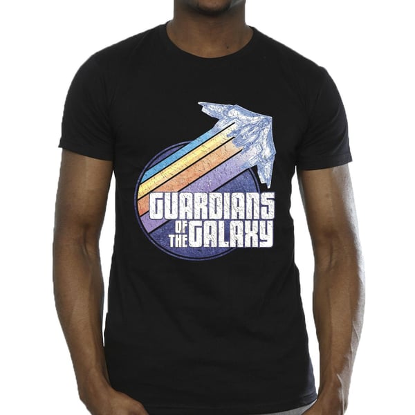 Guardians Of The Galaxy Mens Badge Rocket T-Shirt
