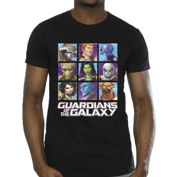 Guardians Of The Galaxy Mens Character Squares T-Shirt