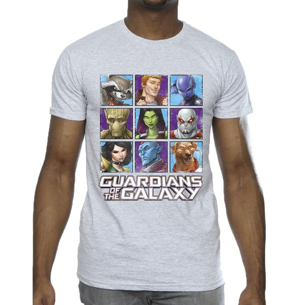 Guardians Of The Galaxy Mens Character Squares T-Shirt