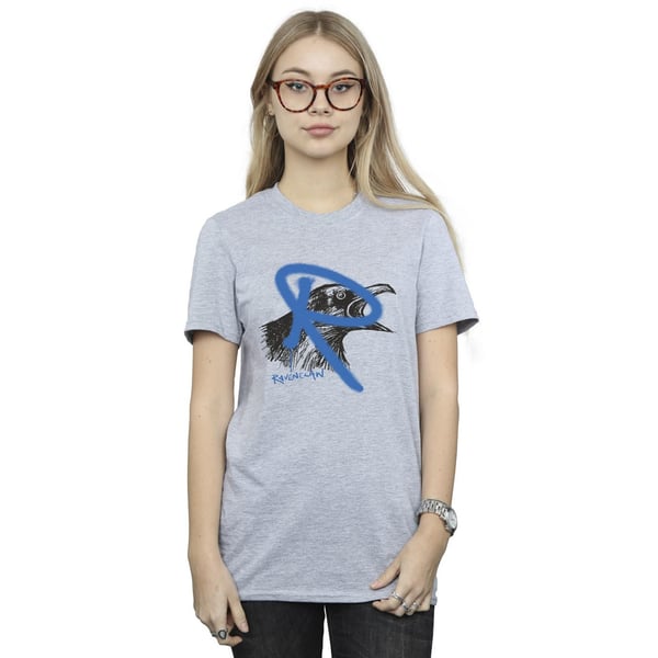 Harry Potter Womens/Ladies Ravenclaw Pop Spray Cotton Boyfriend T-Shirt