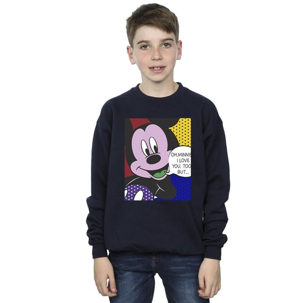 Disney Boys Mickey Mouse Oh Minnie Pop Art Sweatshirt
