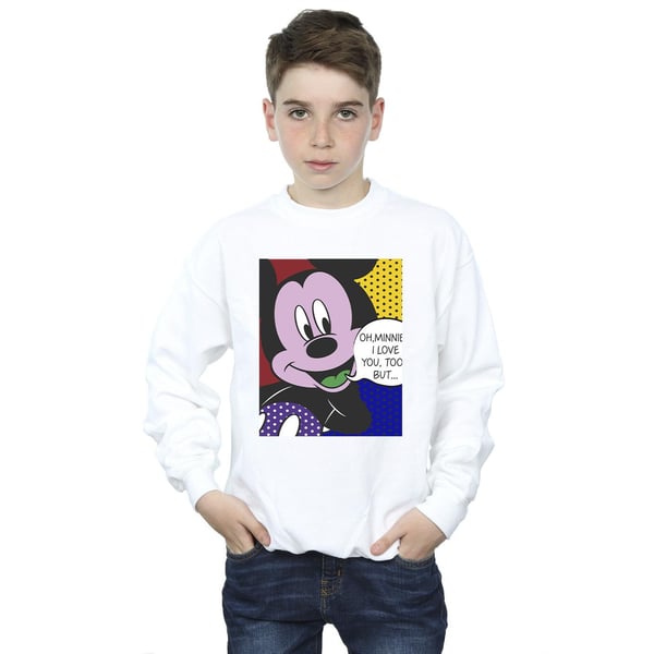 Disney Boys Mickey Mouse Oh Minnie Pop Art Sweatshirt