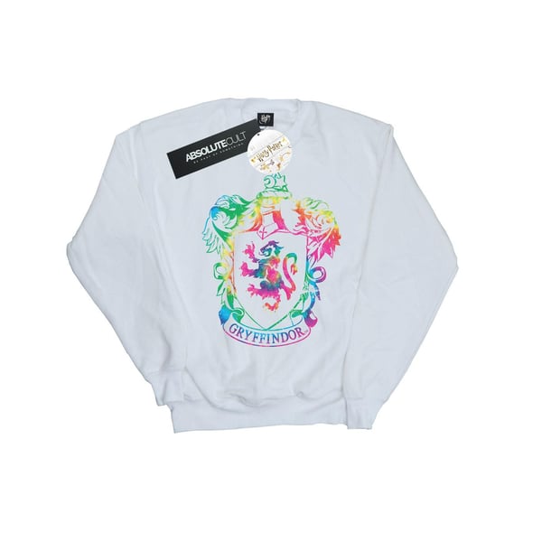 Harry Potter Mens Gryffindor Crest Tie Dye Infill Sweatshirt