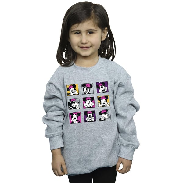 Disney Girls Minnie Mouse Squares Sweatshirt