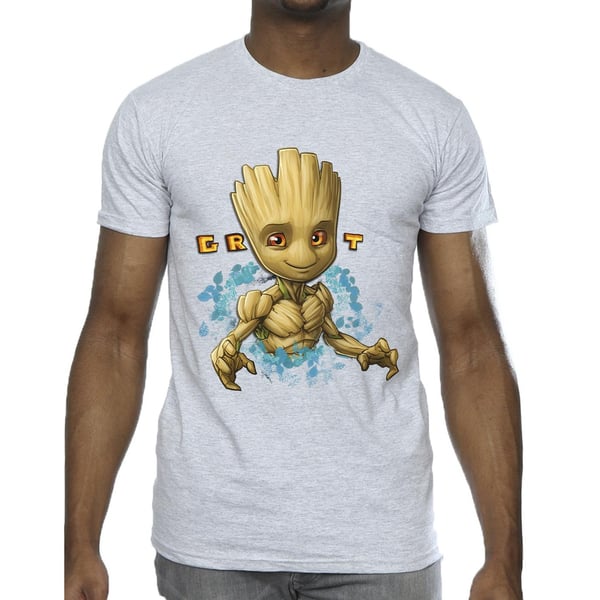 Guardians Of The Galaxy Mens Groot Flowers T-Shirt