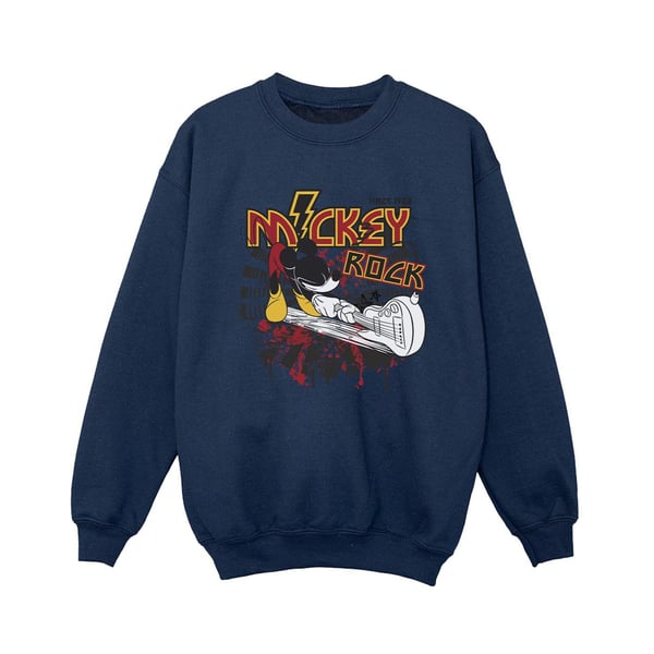 Disney Boys Mickey Mouse Smash Guitar Rock Sweatshirt