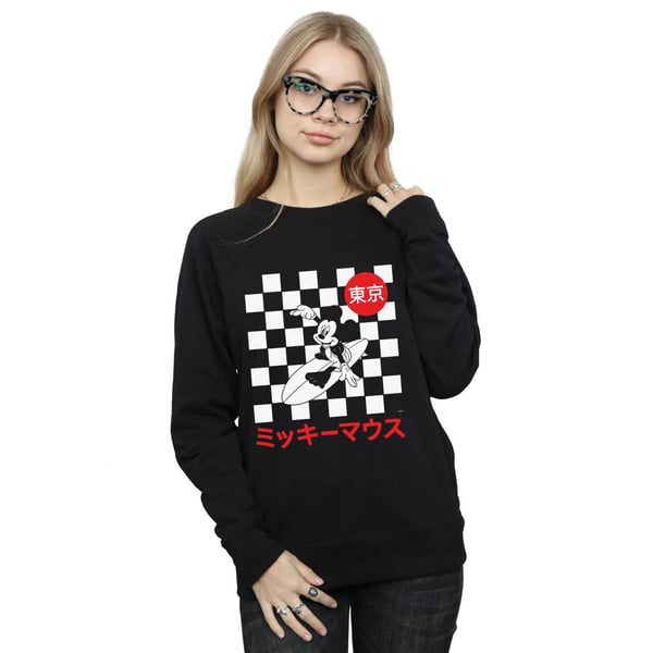 Disney Womens/Ladies Mickey Mouse Surfing Sweatshirt