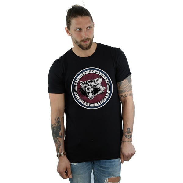 Marvel Mens Guardians Of The Galaxy Rocket Powered T-Shirt