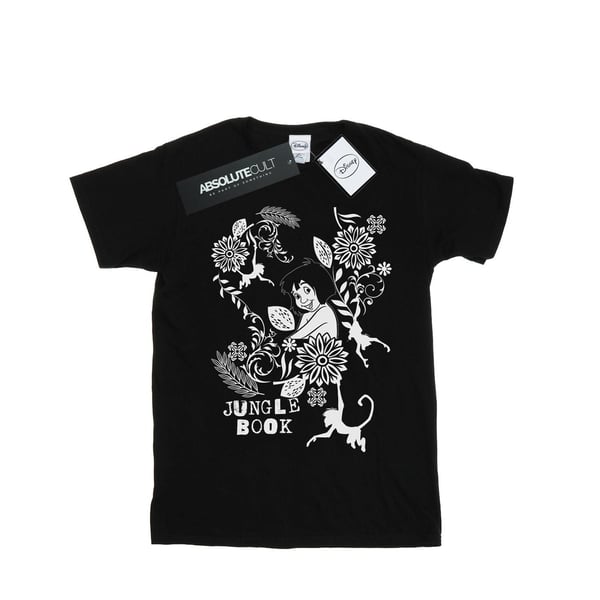 Disney Womens/Ladies The Jugle Book Mowgli Tale Cotton Boyfriend T-Shirt