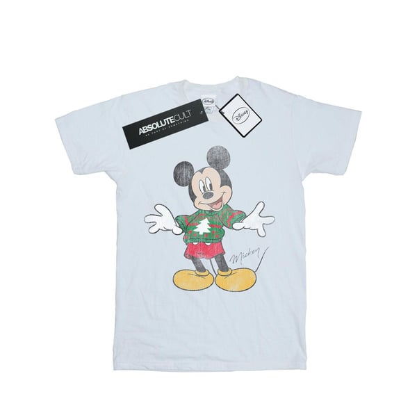Disney Flickor Musse Pigg Jultröja Bomulls T-shirt
