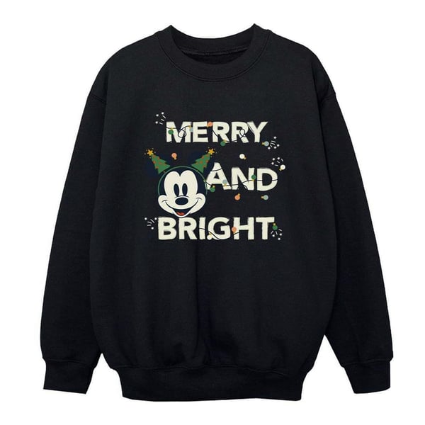 Disney Boys Mickey Mouse Merry & Bright Sweatshirt