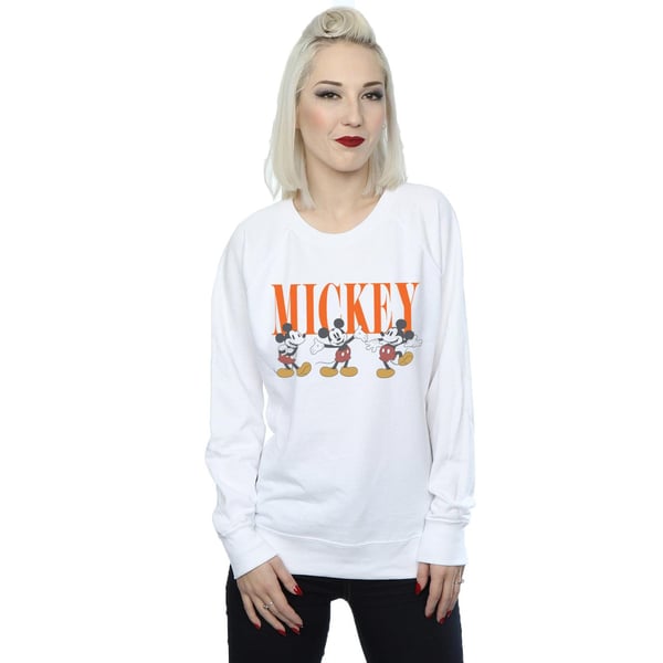 Disney Womens/Ladies Mickey Mouse Poses Sweatshirt