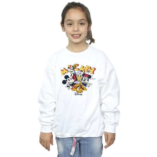 Disney Girls Mickey Mouse Group Sweatshirt