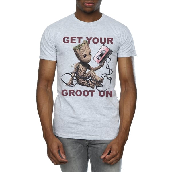 Marvel Mens Guardians Of The Galaxy Get Your Groot On T-Shirt