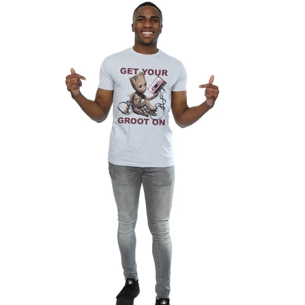 Marvel Mens Guardians Of The Galaxy Get Your Groot On T-Shirt