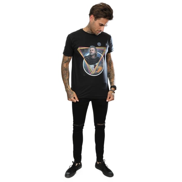 Marvel Mens Guardians Of The Galaxy Neon Ego T-Shirt
