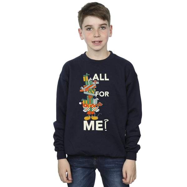 Disney Boys Mickey Mouse Presents All For Me Sweatshirt