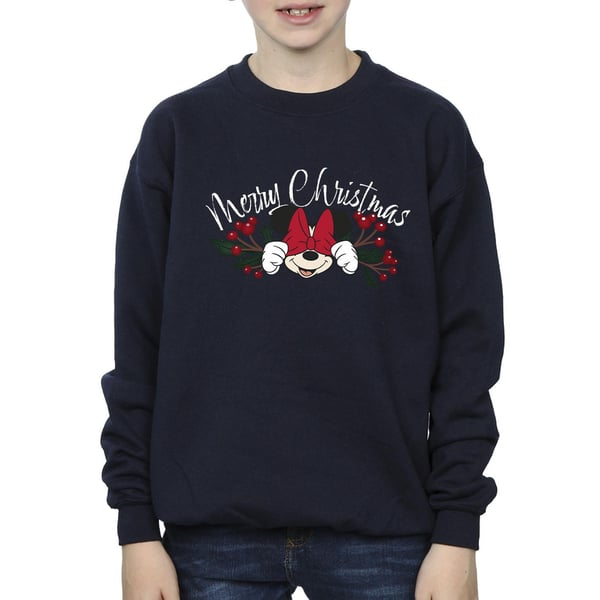 Disney Boys Minnie Mouse Christmas Holly Sweatshirt