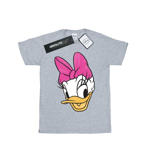 Disney Girls Daisy Duck Head Painted Cotton T-Shirt