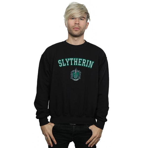 Harry Potter Mens Slytherin Crest Sweatshirt