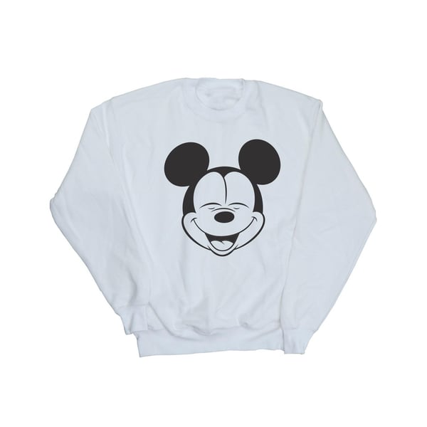 Disney Womens/Ladies Mickey Mouse Closed Eyes Sweatshirt
