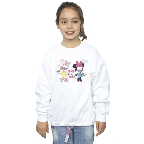 Disney Girls Minnie Daisy Beach Mode Sweatshirt