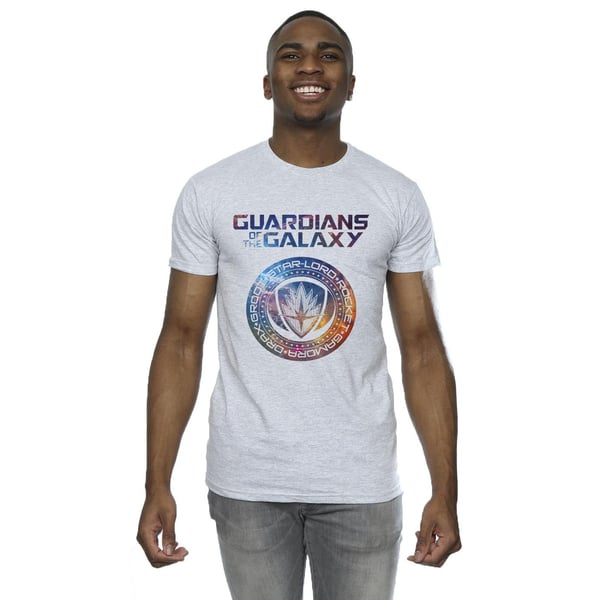 Marvel Mens Guardians Of The Galaxy Stars Fill Logo T-Shirt
