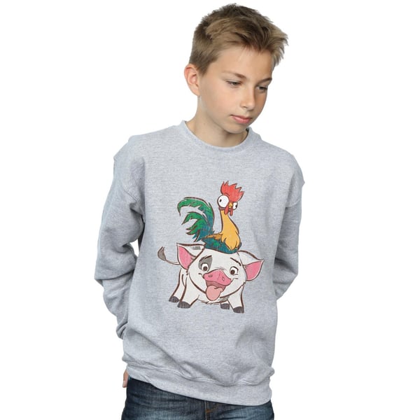 Disney Boys Moana Hei Hei And Pua Sweatshirt