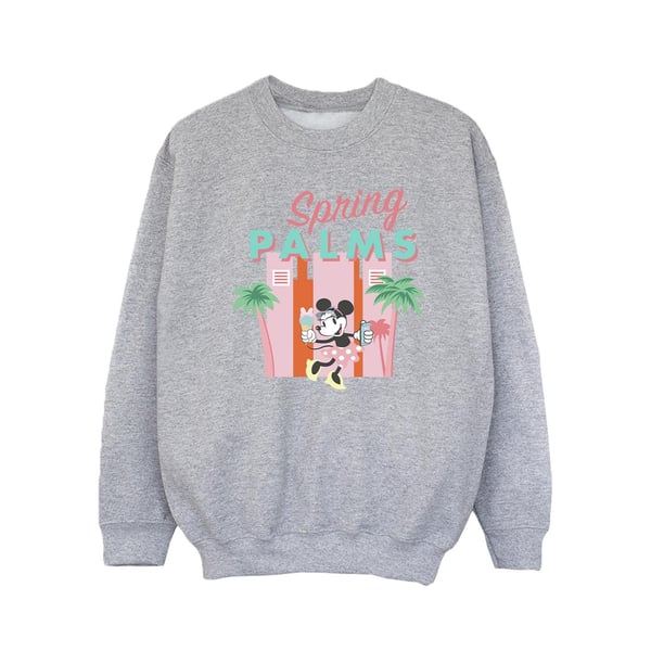 Disney Girls Minnie Mouse Spring Palms Sweatshirt