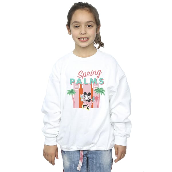 Disney Girls Minnie Mouse Spring Palms Sweatshirt