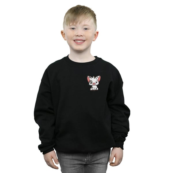Disney Boys Moana Pua The Pig Breast Print Sweatshirt