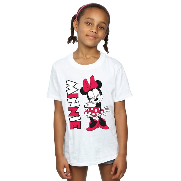 Disney Girls Minnie Mouse Giggling Cotton T-Shirt