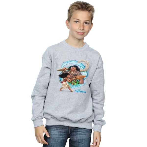 Disney Boys Moana And Maui Wave Sweatshirt