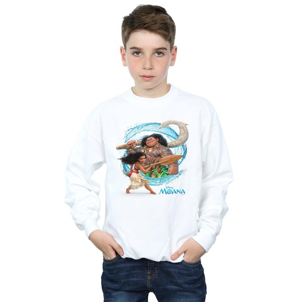 Disney Boys Moana And Maui Wave Sweatshirt