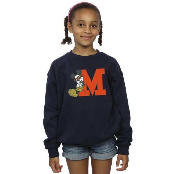 Disney Girls Mickey Mouse Leopard Trousers Sweatshirt