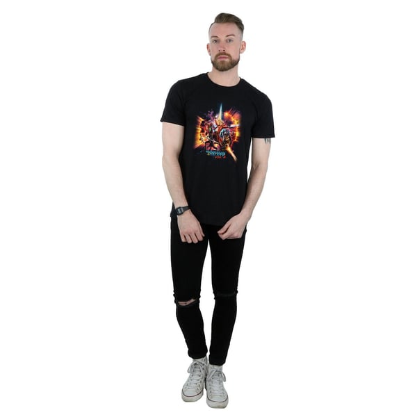 Marvel Mens Guardians Of The Galaxy Vol. 2 Team Poster T-Shirt