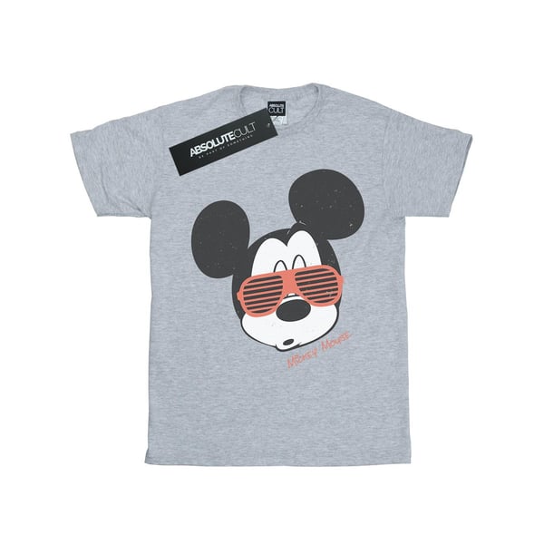 Disney Girls Mickey Mouse Sunglasses Cotton T-Shirt