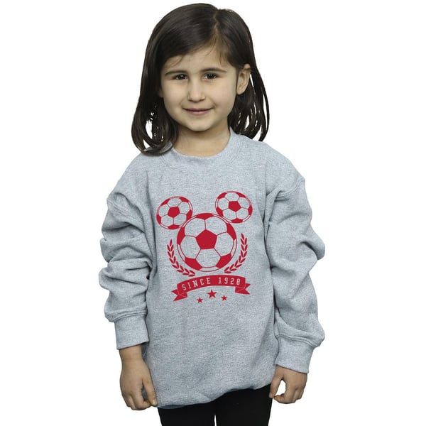 Disney Girls Mickey Football Head Sweatshirt