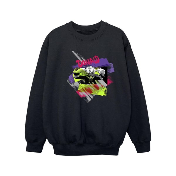 Disney Girls Donald Duck Ear Plug Bright Sweatshirt