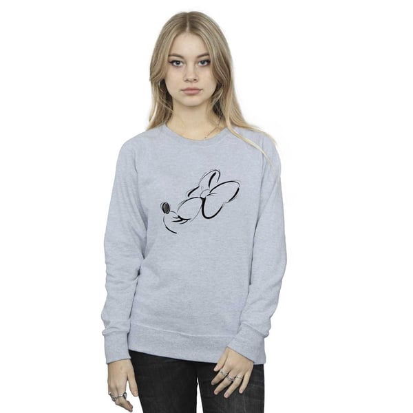 Disney Womens/Ladies Minnie Mouse Nose Up Sweatshirt