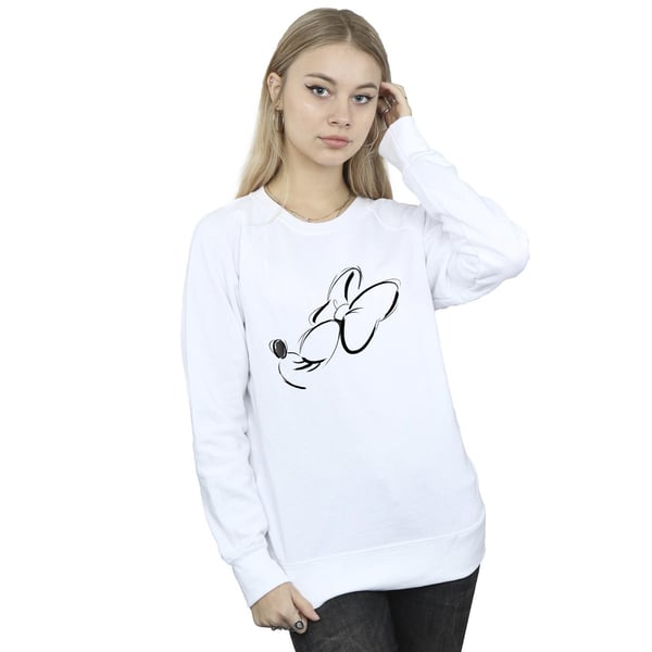 Disney Womens/Ladies Minnie Mouse Nose Up Sweatshirt