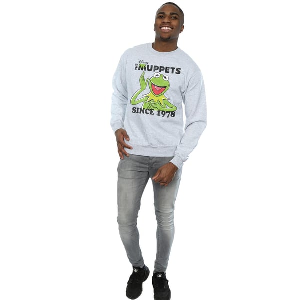 Disney Mens The Muppets Kermit Since 1978 Sweatshirt