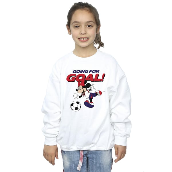 Disney Girls Minnie Mouse Going For Goal Sweatshirt