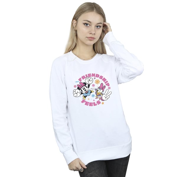 Disney Womens/Ladies Minnie Mouse Daisy Friendship Sweatshirt