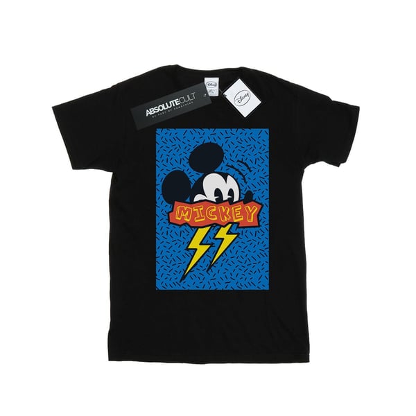 Disney Girls Mickey Mouse 90s Flash Cotton T-Shirt