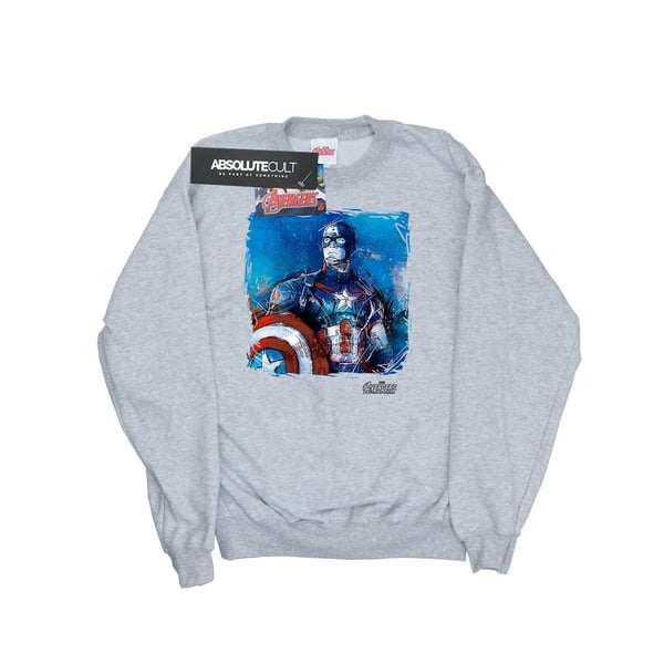 Marvel Womens/Ladies Captain America Art Sweatshirt