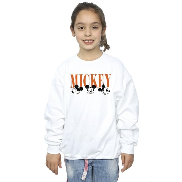 Disney Girls Mickey Mouse Faces Sweatshirt
