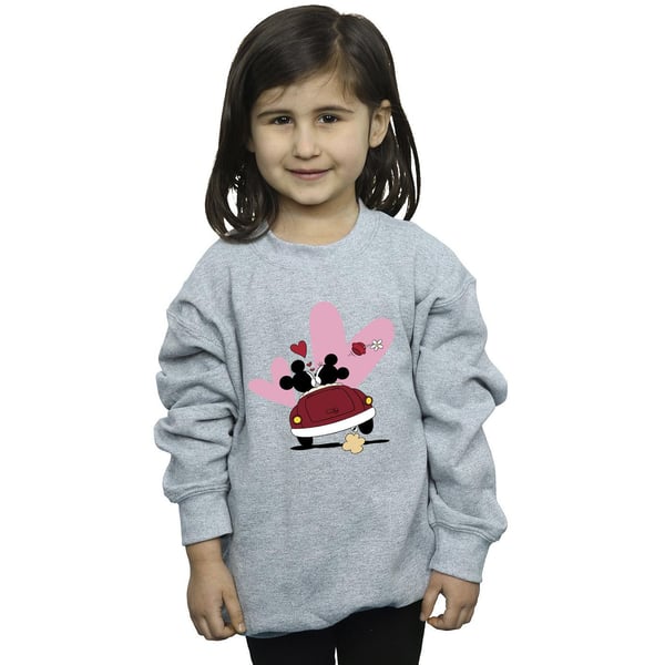 Disney Girls Mickey Mouse Car Print Sweatshirt