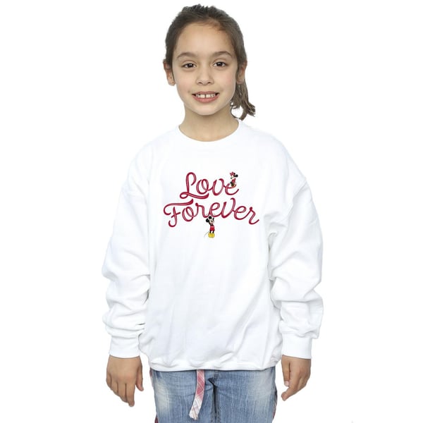 Disney Girls Mickey Mouse Love Forever Sweatshirt